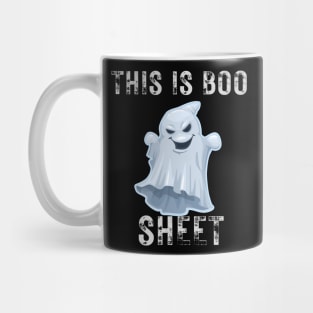 This Is Boo Sheet Ghost Retro Halloween Costume Mug